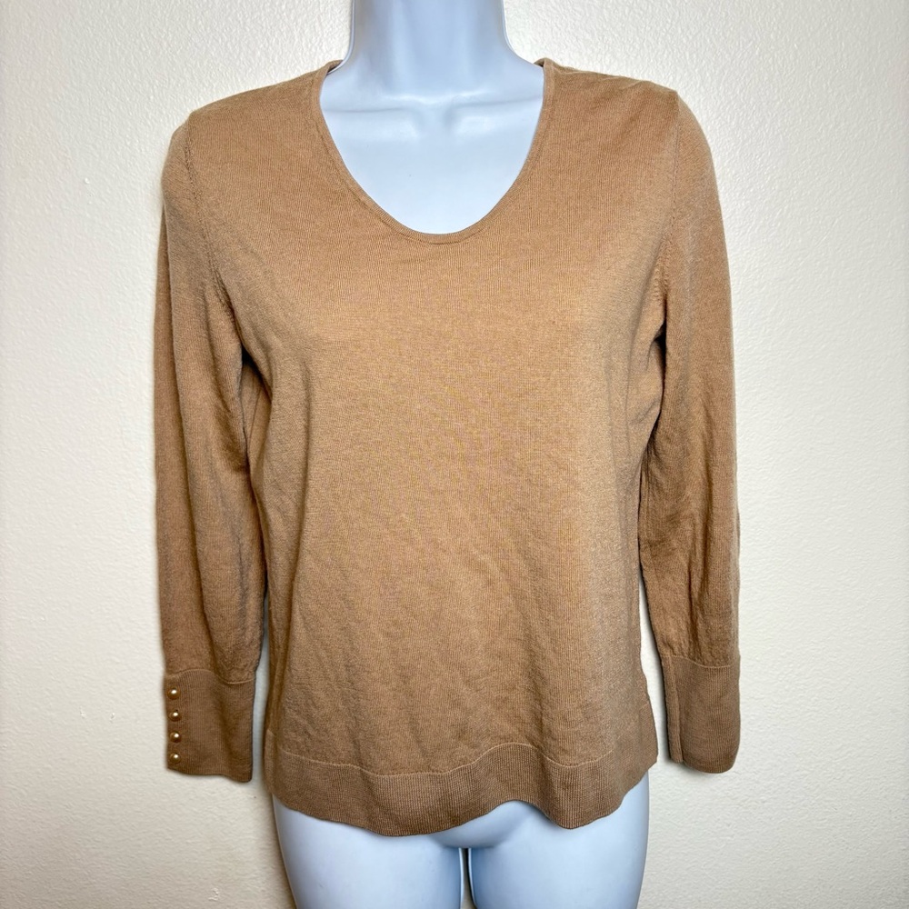 Talbots Pure Merino Wool Scoop Neck Sweater